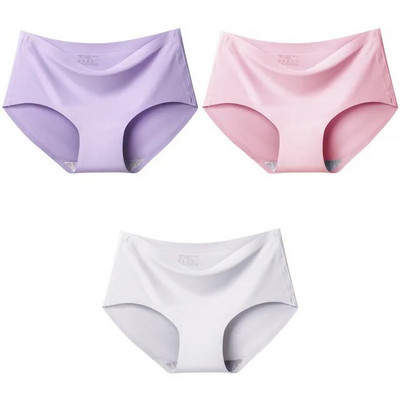 Lenjerie de corp pentru femei, mătase de gheață, fără urme, respirabilă, cu talie înaltă, sexy, slip triunghi pentru femei Confort, ieftine, intime, dropshipping K810