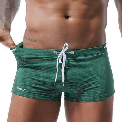 Costum de baie sexy Trunchi de baie pentru bărbați Trunchi de baie pentru bărbați Pantaloni scurti de baie Bikini pentru bărbați Costum de baie pentru surf Îmbrăcăminte pentru sporturi de apă scurte