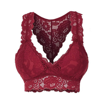 2023 Nou Plus Size Dantela Decora Femei Sutien activ Moda Vestă de înaltă calitate Crop Sutien fără sârmă Lenjerie Lenjerie sexy S-3xl#3