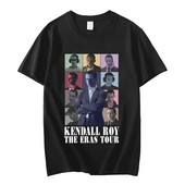 Kendall Roy The Eras Tour majica kratkih rukava muškarci žene Harajuku modna hip hop ulična odjeća kratkih rukava majica velikih veličina uniseks