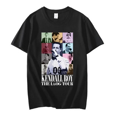 Kendall Roy The Eras Tour majica kratkih rukava muškarci žene Harajuku modna hip hop ulična odjeća kratkih rukava majica velikih veličina uniseks