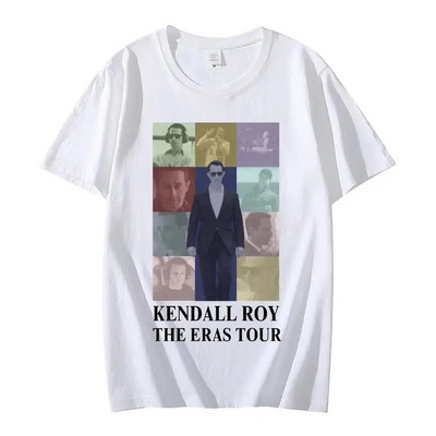 Kendall Roy The Eras Tour majica kratkih rukava muškarci žene Harajuku modna hip hop ulična odjeća kratkih rukava majica velikih veličina uniseks