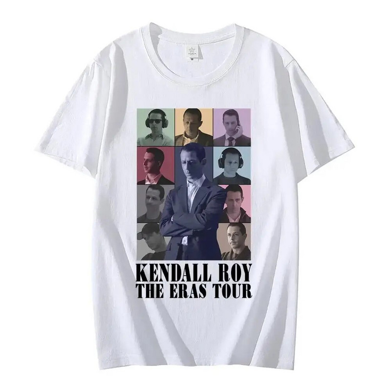 Kendall Roy The Eras Tour majica kratkih rukava muškarci žene Harajuku modna hip hop ulična odjeća kratkih rukava majica velikih veličina uniseks