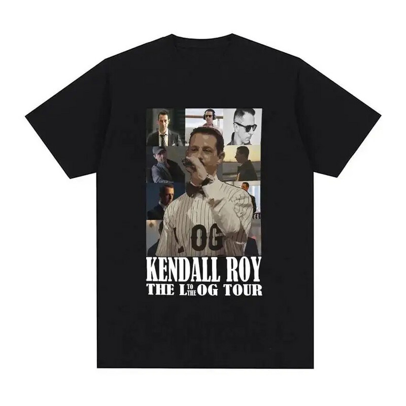 Kendall Roy The Eras Tour majica kratkih rukava muškarci žene Harajuku modna hip hop ulična odjeća kratkih rukava majica velikih veličina uniseks