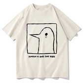 Tricou Oyasumi Punpun Tricou pentru bărbați Harajuku Estetic Streetwear Grafic de mărime Plus Tricou unisex Anime Manga Desene animat Top din bumbac
