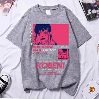 Muška majica s motornom pilom Ženske i muške modne pamučne majice velikih veličina Anime majice Ljeto Harajuku Streetwear