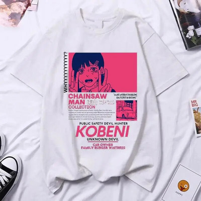 Muška majica s motornom pilom Ženske i muške modne pamučne majice velikih veličina Anime majice Ljeto Harajuku Streetwear