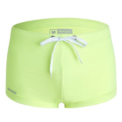 Nadrág Férfi Fürdőruha Strandrövid S/M/L/XL Rövid nadrág S-XL Méret Slim Fit Swim Shorts Úszó fürdőruha Kényelmes