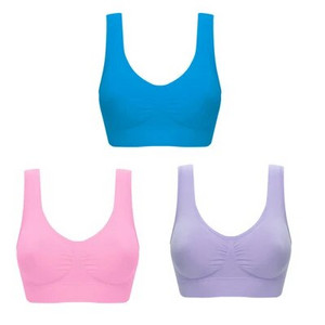 Drop shipping Vip link 3kom/komplet Seksi ženski sportski bešavni grudnjak bez uloška Wireless Bralette grudnjak s grudnjakom