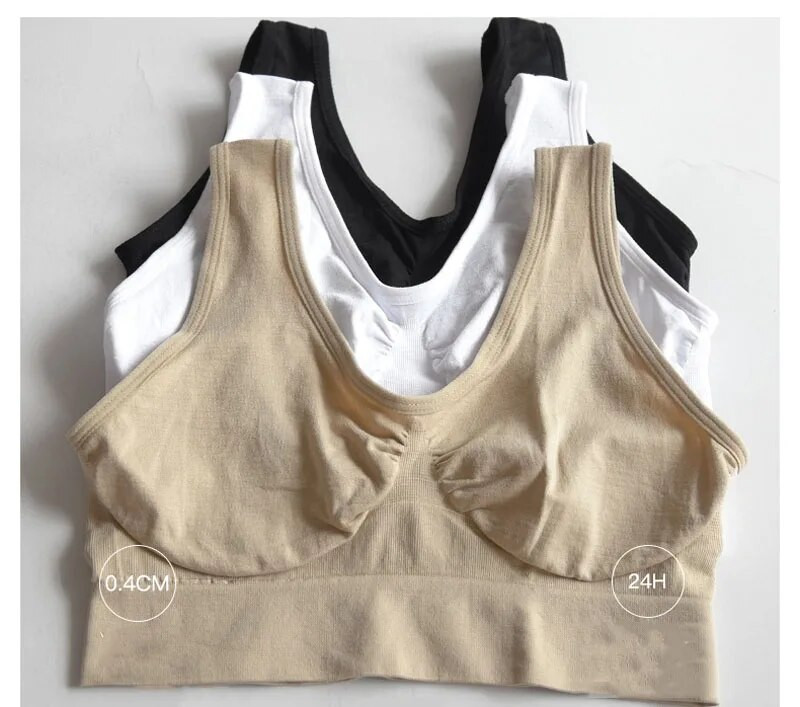 Drop shipping Vip link 3kom/komplet Seksi ženski sportski bešavni grudnjak bez uloška Wireless Bralette grudnjak s grudnjakom