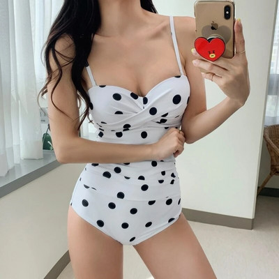 Seksi jednodijelni tankini kupaći kostim Ženski vrući monokini kupaći kostim s halterima Push up kupaći kostim 2024 Bodi visokog struka