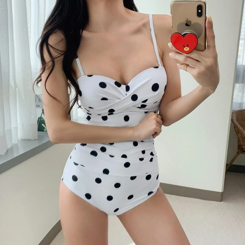 Seksi jednodijelni tankini kupaći kostim Ženski vrući monokini kupaći kostim s halterima Push up kupaći kostim 2024 Bodi visokog struka