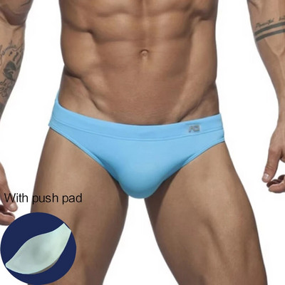 Europski i američki novi seksi superfini najlonski muški U konveksni trokut kupaće gaće s toplim proljećem Plivačke kratke hlače za surfanje na plaži