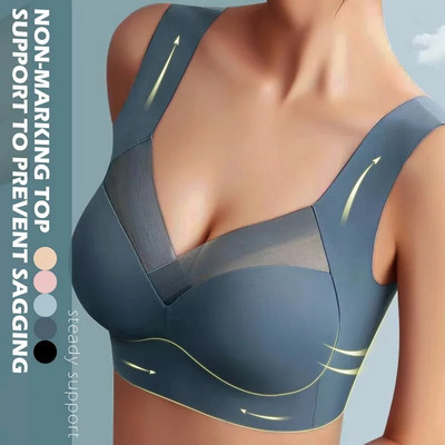 Безшевни сутиени за жени Секси Push Up сутиен Безжично бельо Sleep Bralette One Piece Brassiere No Wire Comfortable Bras