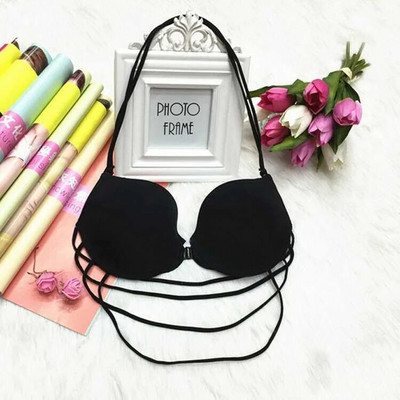 Új fazonú lány nyakba akasztós melltartó, gyönyörű hát, kis melltartó, acél gyűrűs melltartó, könnyű és légáteresztő fehérnemű melltartó