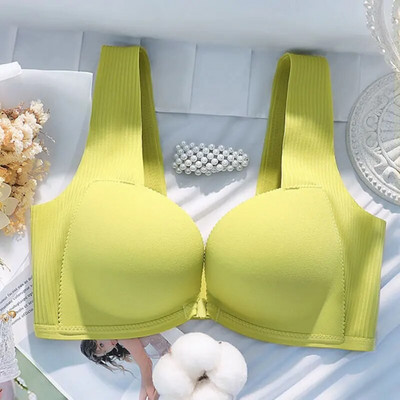 Elöl záródó melltartó kis mellekre Push Up Bralette vezeték nélküli női fehérnemű U Hátsó női Szexi Bralette Seamless Soutien Gorge