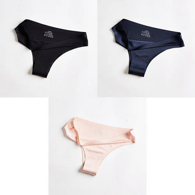 BANNIROU Ženske gaćice Donje rublje Fitnes Sport Bešavno žensko donje rublje Seksi T-leđa G-string tange Ice Silk Žensko donje rublje