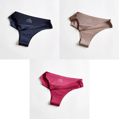 BANNIROU Ženske gaćice Donje rublje Fitnes Sport Bešavno žensko donje rublje Seksi T-leđa G-string tange Ice Silk Žensko donje rublje