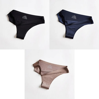 BANNIROU Ženske gaćice Donje rublje Fitnes Sport Bešavno žensko donje rublje Seksi T-leđa G-string tange Ice Silk Žensko donje rublje
