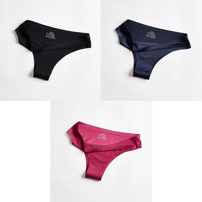 BANNIROU Ženske gaćice Donje rublje Fitnes Sport Bešavno žensko donje rublje Seksi T-leđa G-string tange Ice Silk Žensko donje rublje