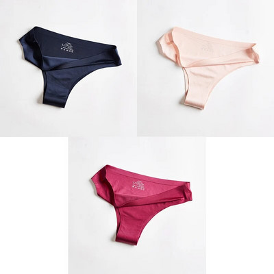 BANNIROU Ženske gaćice Donje rublje Fitnes Sport Bešavno žensko donje rublje Seksi T-leđa G-string tange Ice Silk Žensko donje rublje