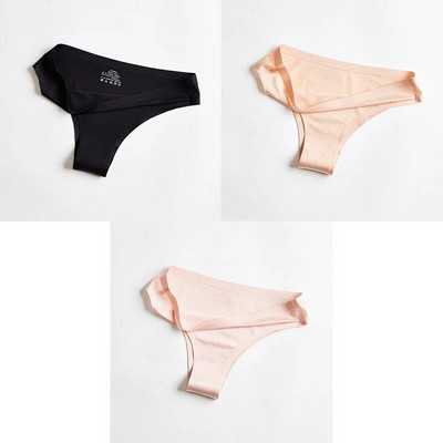 BANNIROU Ženske gaćice Donje rublje Fitnes Sport Bešavno žensko donje rublje Seksi T-leđa G-string tange Ice Silk Žensko donje rublje