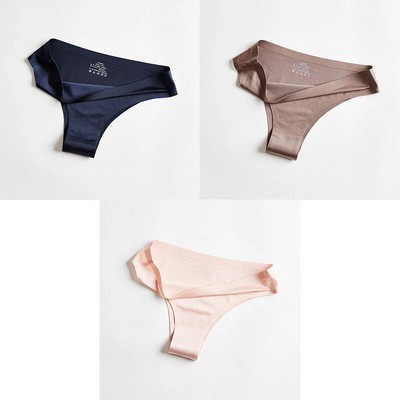 BANNIROU Ženske gaćice Donje rublje Fitnes Sport Bešavno žensko donje rublje Seksi T-leđa G-string tange Ice Silk Žensko donje rublje