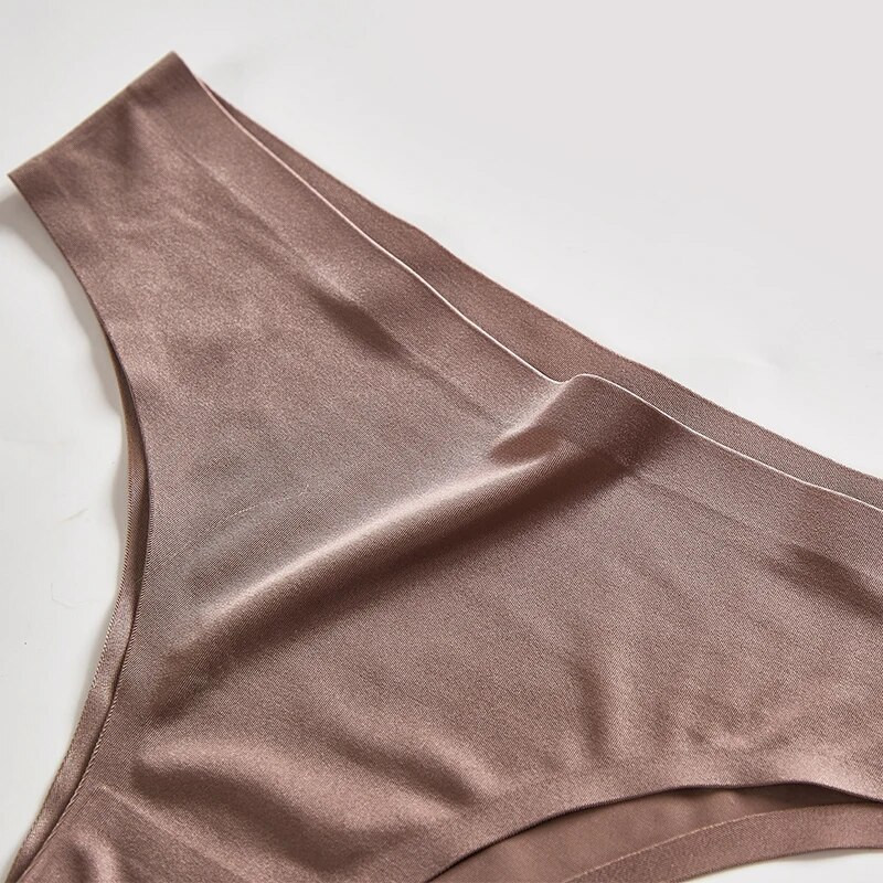 BANNIROU Ženske gaćice Donje rublje Fitnes Sport Bešavno žensko donje rublje Seksi T-leđa G-string tange Ice Silk Žensko donje rublje