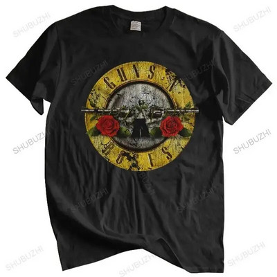 Ženska majica kratkih rukava Ljetna muška majica kratkih rukava Guns N Roses Bullet Logo Rock Brand Majica velikih veličina Pamučne majice Ljetna modna ulična odjeća