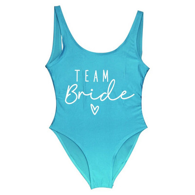 S-3XL Team Bride Costum de baie dintr-o bucată Squad Woman Blush Pink Costume de baie Costume de baie pentru petrecere de burlac Costume de baie Beatchwear