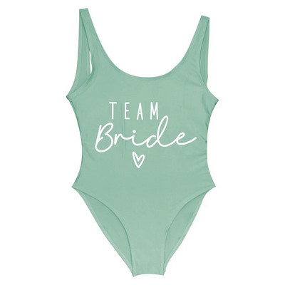 S-3XL Team Bride Costum de baie dintr-o bucată Squad Woman Blush Pink Costume de baie Costume de baie pentru petrecere de burlac Costume de baie Beatchwear