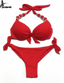 EONAR Push Up bikini Ženski bandage kupaći kostimi Brazilski rezani donji dio bikini kompleta Kupaći kostimi maillot de bain femme Kupaći kostimi