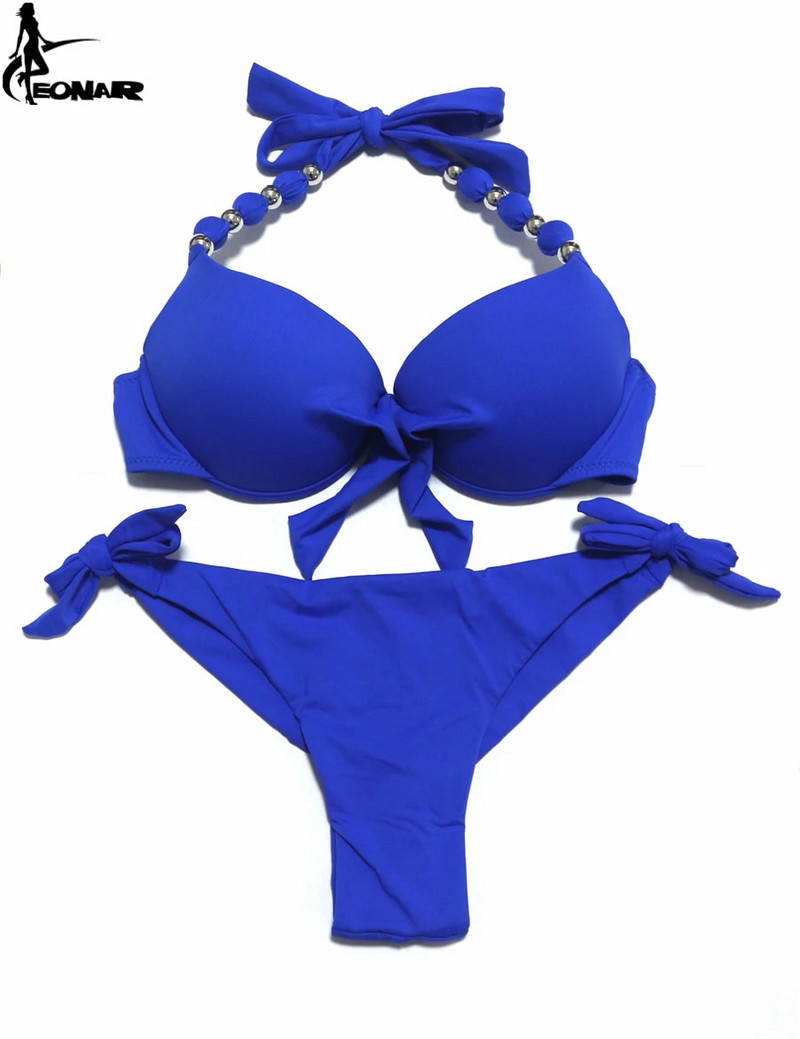 EONAR Push Up bikini Ženski bandage kupaći kostimi Brazilski rezani donji dio bikini kompleta Kupaći kostimi maillot de bain femme Kupaći kostimi