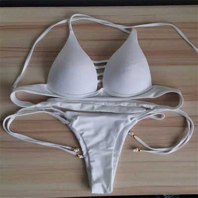 YICN kupaći kostimi Ženski bikini setovi s tangama Bandage Bikini 2018 Novi seksi brazilski biquini kupaći kostim Push up kupaći kostim Odjeća za plažu