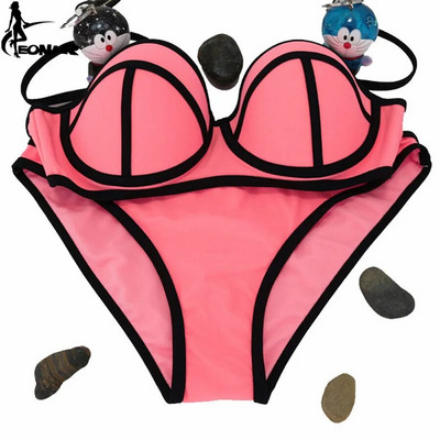Visokokvalitetni najlonski bikiniji 2022. Kupaći kostimi Ženski bandažni kupaći kostimi Brazilski Push Up bikini set Kupaći kostimi Biquini Odjeća za plažu