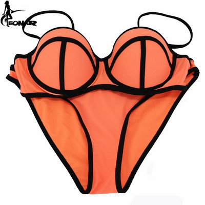 Visokokvalitetni najlonski bikiniji 2022. Kupaći kostimi Ženski bandažni kupaći kostimi Brazilski Push Up bikini set Kupaći kostimi Biquini Odjeća za plažu