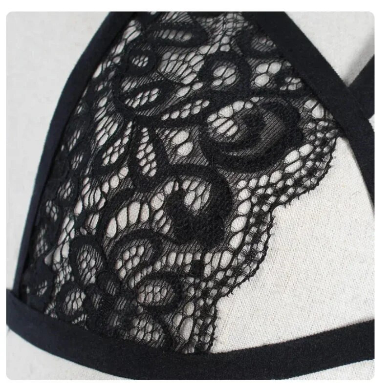 Νέο σέξι δαντελένιο γυναικείο σουτιέν Εσώρουχα ασύρματα Push Up Γυναικεία Bralette Top Ρυθμιζόμενα αντιολισθητικά Γυναικεία σουτιέν Διαφανή γυναικεία εσώρουχα