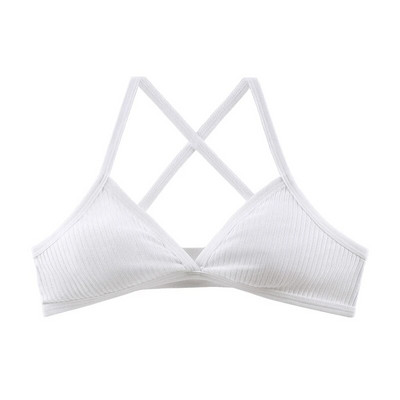 BANNIROU 1kom pamučni grudnjak bez žica za žene Tanki mekani ženski grudnjaci Bralette donje rublje Žensko donje rublje