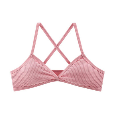 BANNIROU 1kom pamučni grudnjak bez žica za žene Tanki mekani ženski grudnjaci Bralette donje rublje Žensko donje rublje