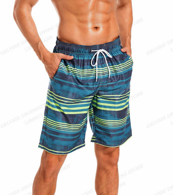 Ανδρικά σορτς κολύμβησης ριγέ τρισδιάστατη σανίδα σέρφινγκ Κοντά παιδικά σορτς παραλίας Ανδρικά μπαούλα Masculina αθλητικά παντελόνια γυμναστικής Σλιπ για αγόρι
