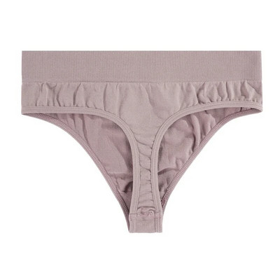 Női tanga pamut bugyi Szexi bugyi G-string egyszínű, széles deréktájú T hát Női varrat nélküli tangák Intim fehérnemű