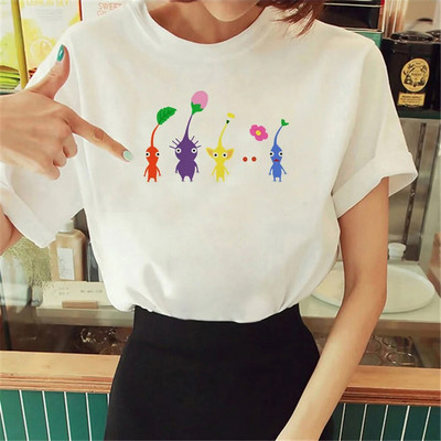 Pikmin T-Shirt Γυναικεία Anime Comics Γραφικά T-Shirt Κοριτσίστικα κόμικ Ρούχα Plus Size Γυναικεία T-Shirt Δωρεάν αποστολή