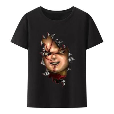 ChildS Play Chucky Tops Tricouri Femei și Bărbați Doll Murder Bloody Vintage Tricou Harajuku Crew Gât Plus Size Tops din bumbac