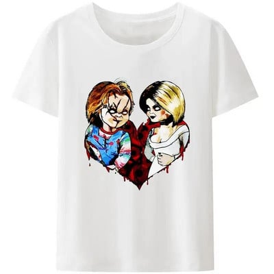 ChildS Play Chucky Tops Tricouri Femei și Bărbați Doll Murder Bloody Vintage Tricou Harajuku Crew Gât Plus Size Tops din bumbac
