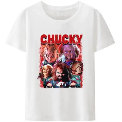ChildS Play Chucky Tops Tricouri Femei și Bărbați Doll Murder Bloody Vintage Tricou Harajuku Crew Gât Plus Size Tops din bumbac