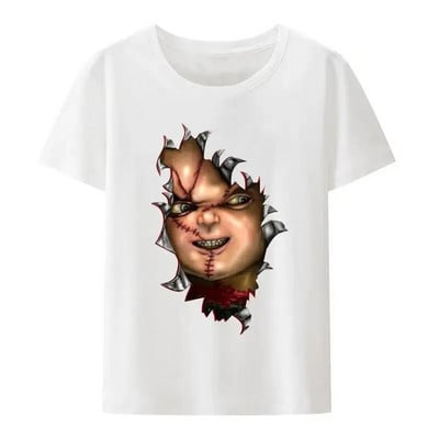 ChildS Play Chucky Tops Tricouri Femei și Bărbați Doll Murder Bloody Vintage Tricou Harajuku Crew Gât Plus Size Tops din bumbac