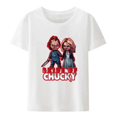 ChildS Play Chucky Tops Tricouri Femei și Bărbați Doll Murder Bloody Vintage Tricou Harajuku Crew Gât Plus Size Tops din bumbac