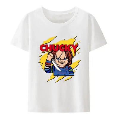 ChildS Play Chucky Tops Tricouri Femei și Bărbați Doll Murder Bloody Vintage Tricou Harajuku Crew Gât Plus Size Tops din bumbac