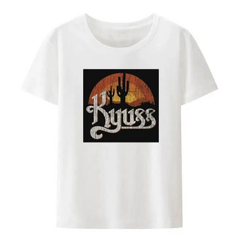 Kyuss Black Widow Stoner Rock Queens of The Stone Age Клъч тениска Жени и мъже Унисекс горнища Плюс размер Памучни тениски с О-образно деколте