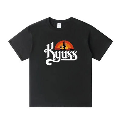 Kyuss Black Widow Stoner Rock Queens of The Stone Age Clutch T-shirt Γυναικείες και ανδρικές μπλούζες Unisex Plus Size Cotton O Neck Tees